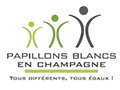 logo papillons blancs